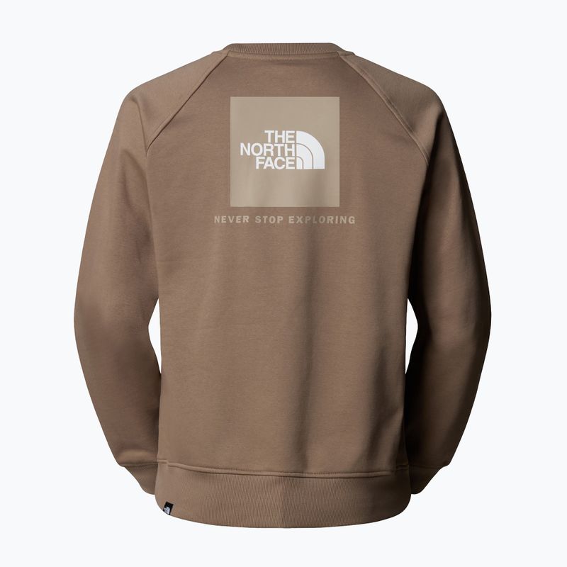 Pánská mikina The North Face Raglan Box Nse Crew mocha brown/mushroom gr 2
