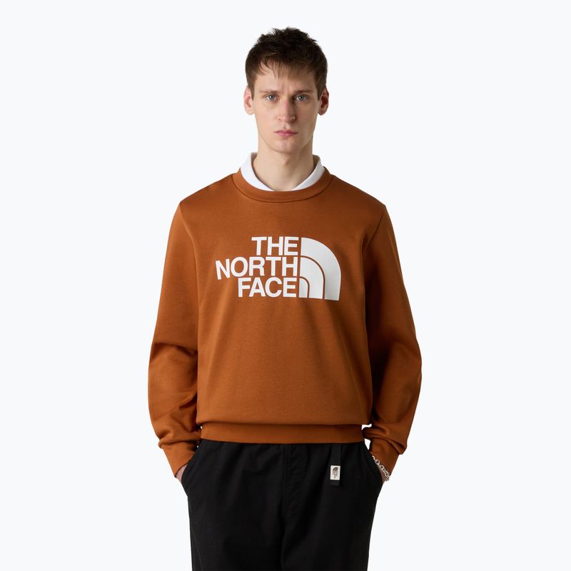 Pánská mikina The North Face Easy Crew burnt umber