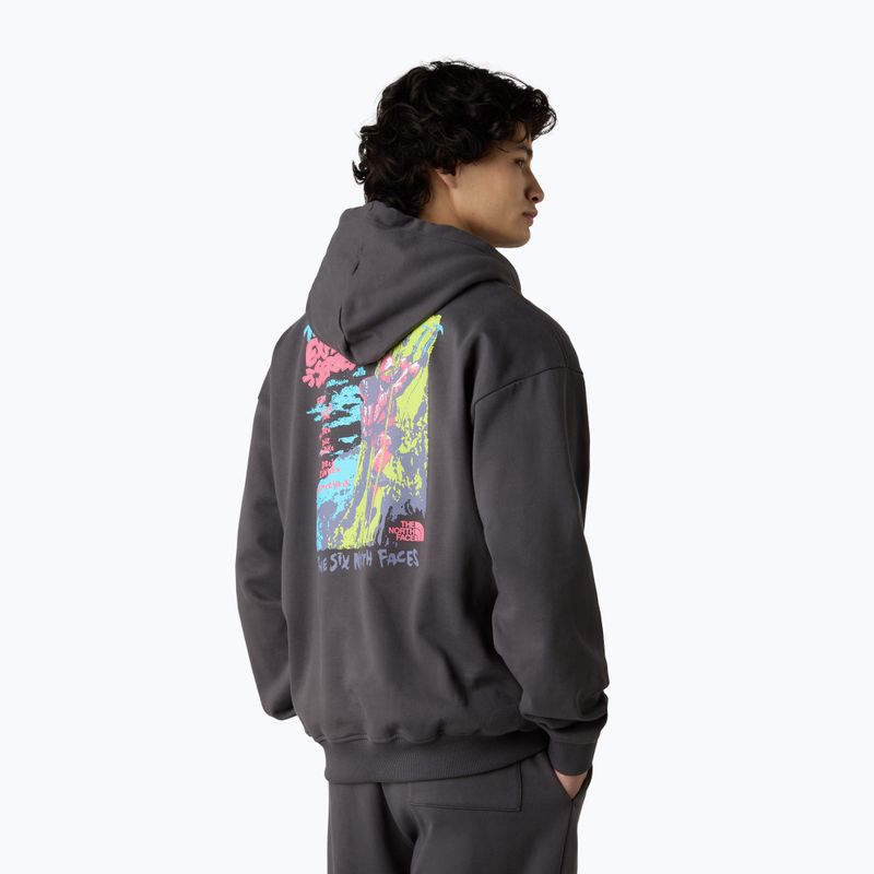 Pánská mikina The North Face Expedition Celebration Oversized Hoodie anthracite grey 3