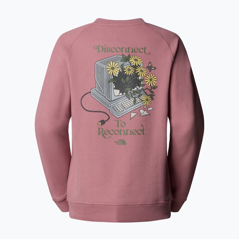 Dámská mikina The North Face Connect Relaxed Crew Graphic nostalgia rose 5