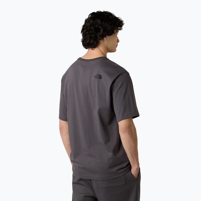 Pánské tričko The North Face Flower Dome Relaxed Graphic anthracite grey 3