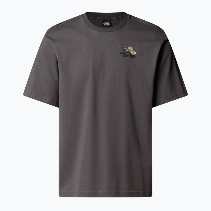 Pánské tričko The North Face Flower Dome Relaxed Graphic anthracite grey 4