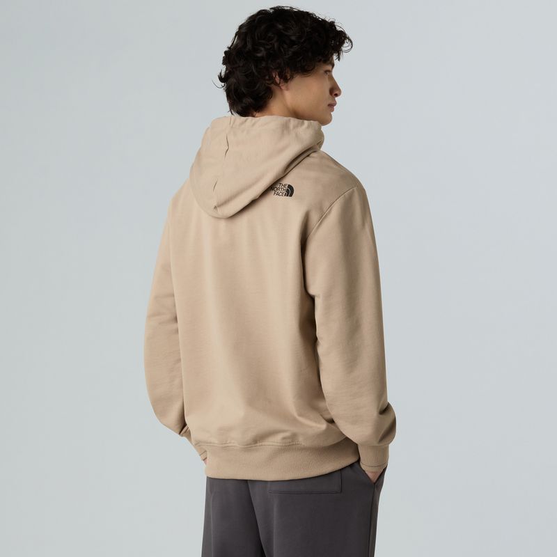 Pánská mikina The North Face Flower Dome Relaxed Hooded GPH mushroom grey 3