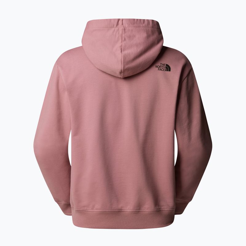 Pánská mikina The North Face Flower Dome Relaxed Hooded GPH nostalgia rose 2