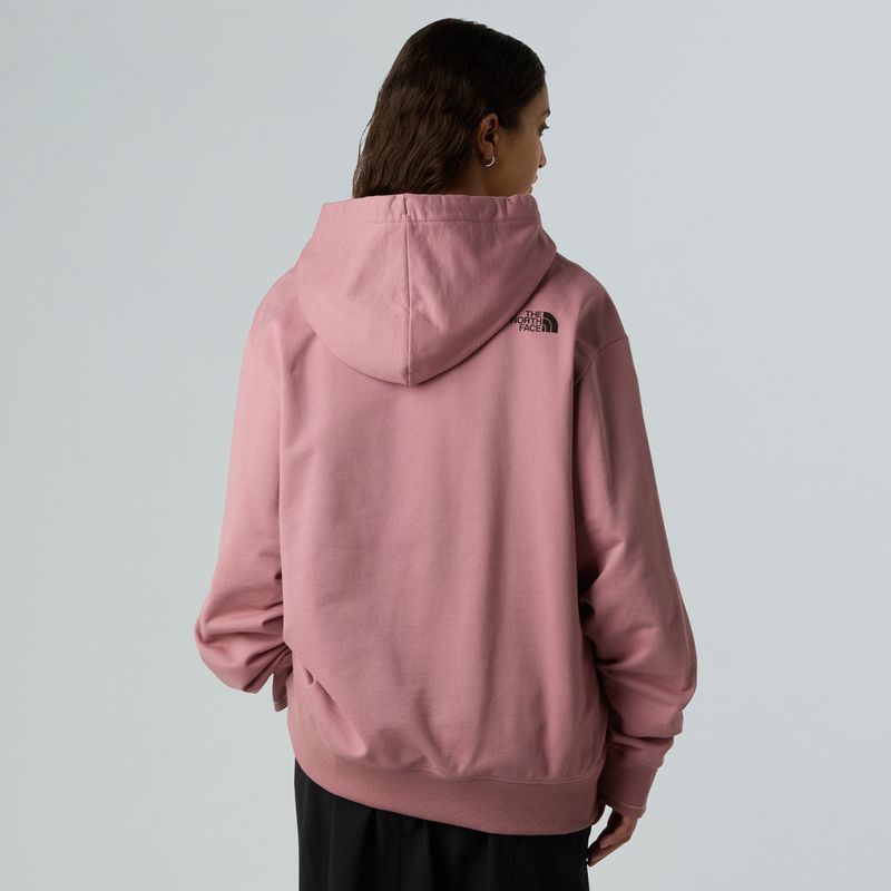 Pánská mikina The North Face Flower Dome Relaxed Hooded GPH nostalgia rose 5
