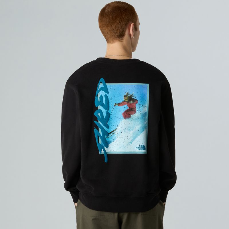 Pánská mikina The North Face NSE Slopes Relaxed Crew GRA black 3