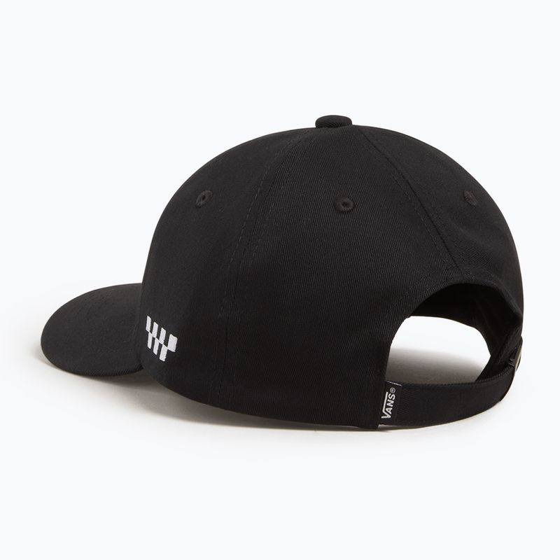 Dětská kšiltovka Vans Check Side Curved Bill Jockey black 2
