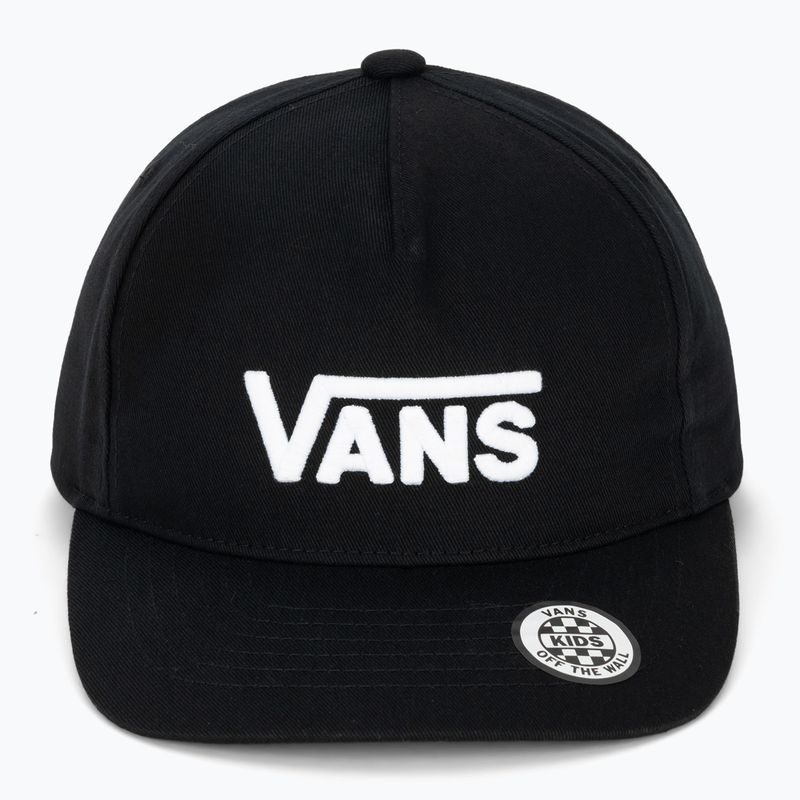 Dětská kšiltovka Vans Drop V Logo Snapback black 2