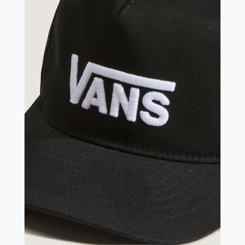 Dětská kšiltovka Vans Drop V Logo Snapback black 3