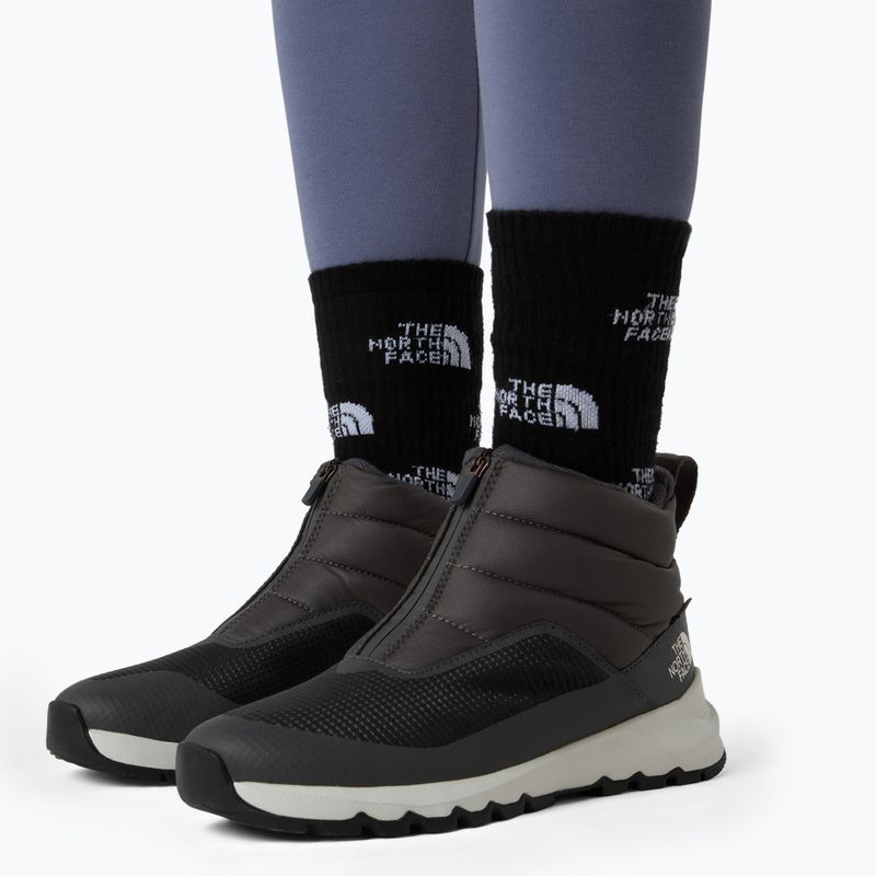 Dámské sněhule The North Face Thermoball Progressive Zip II Wp anthracite grey/white ash 6