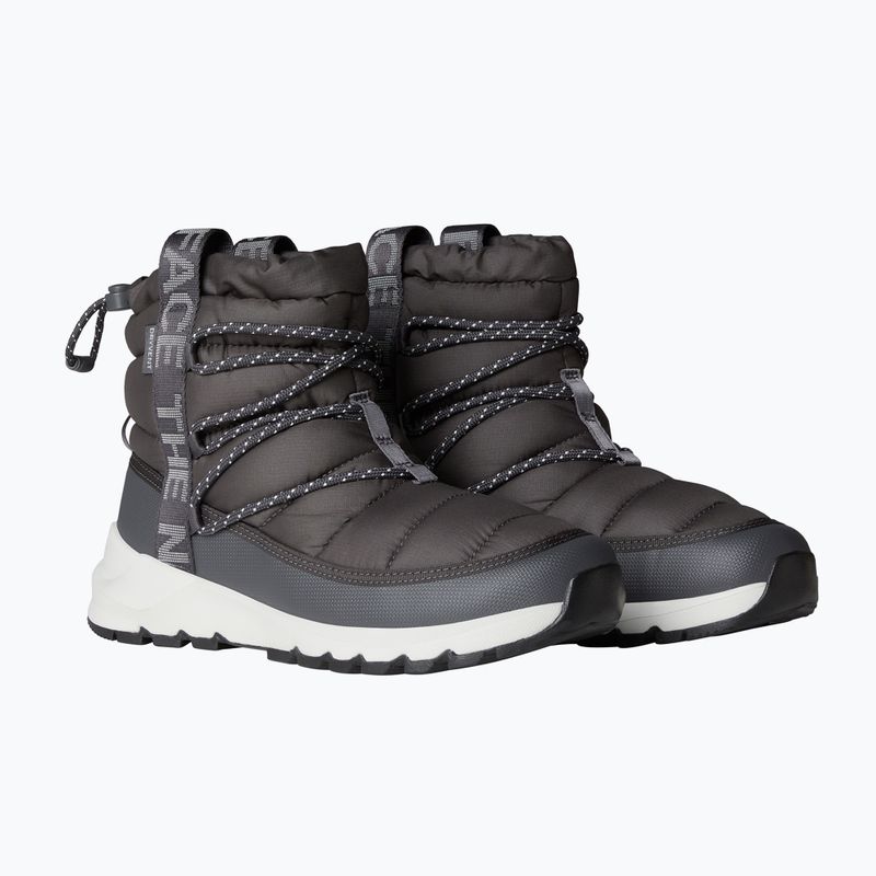 Dámské sněhule The North Face Thermoball Lace Up WP anthracite grey/white ash 2