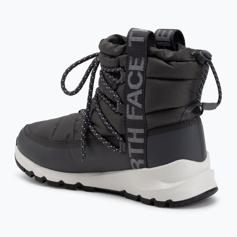 Dámské sněhule The North Face Thermoball Lace Up WP anthracite grey/white ash 3