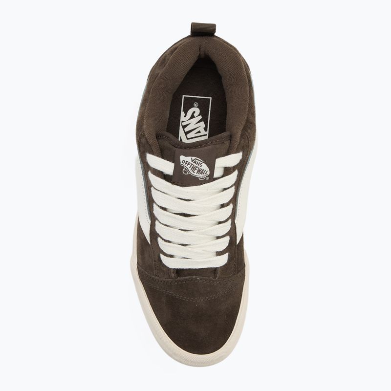 Boty Vans Knu Skool pig suede coal brown 5