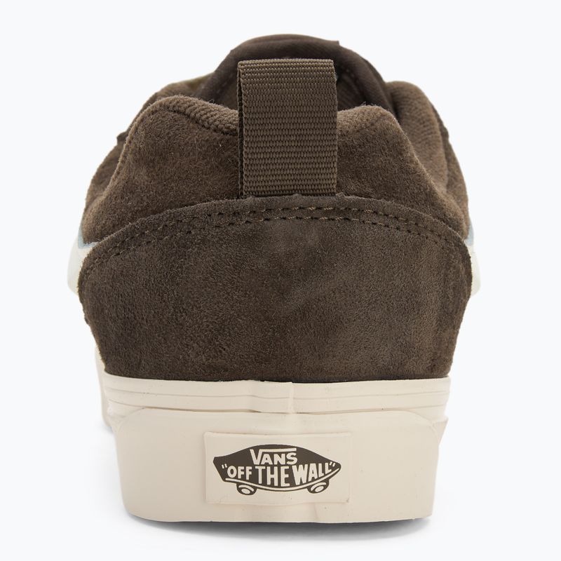 Boty Vans Knu Skool pig suede coal brown 6