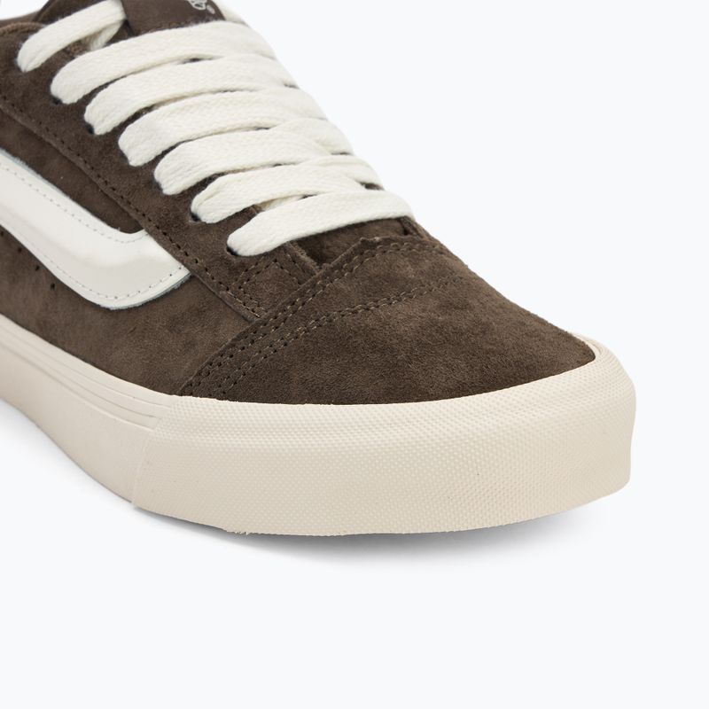 Boty Vans Knu Skool pig suede coal brown 7