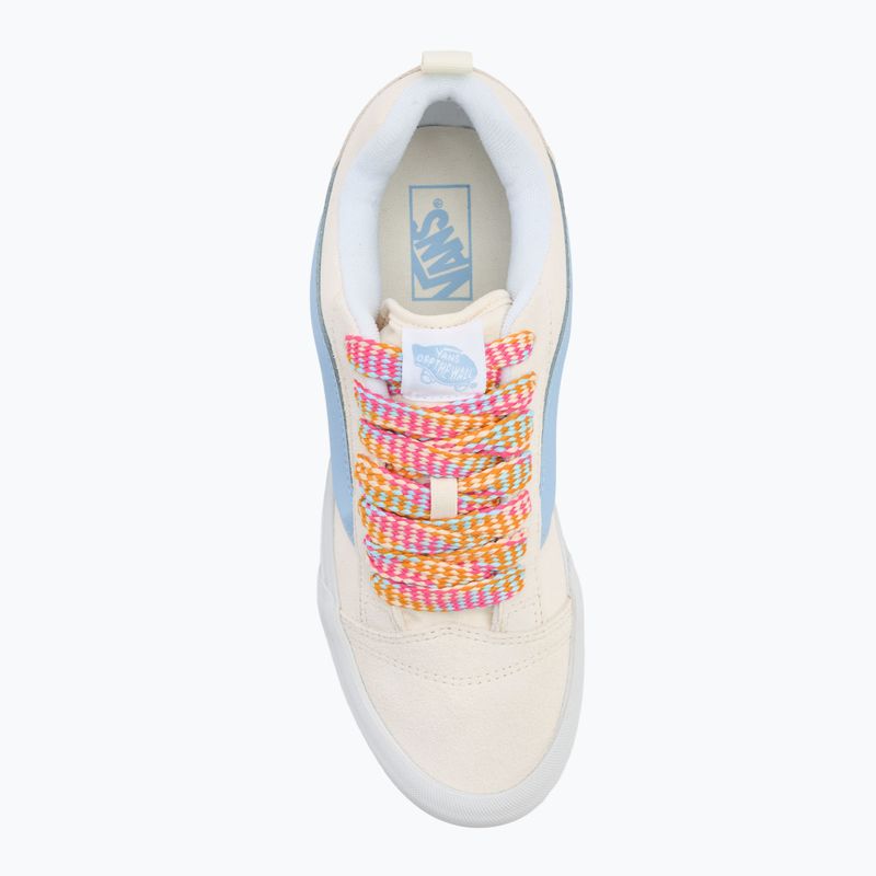 Boty Vans Knu Skool oversized lace white/blue 5