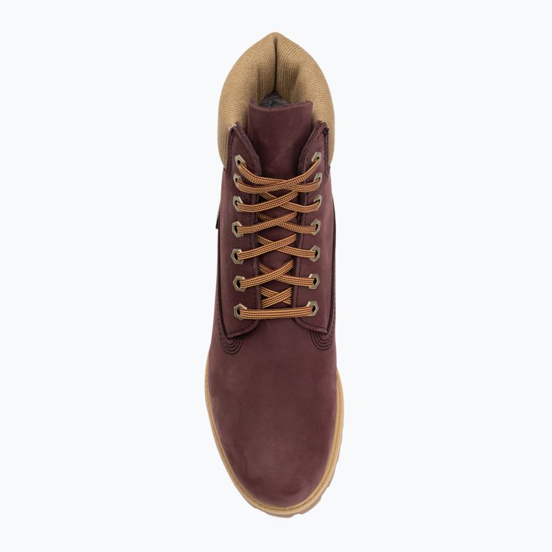 Pánské boty Timberland Premium 6 Inch Lace Up Waterproof burgundy olive 5
