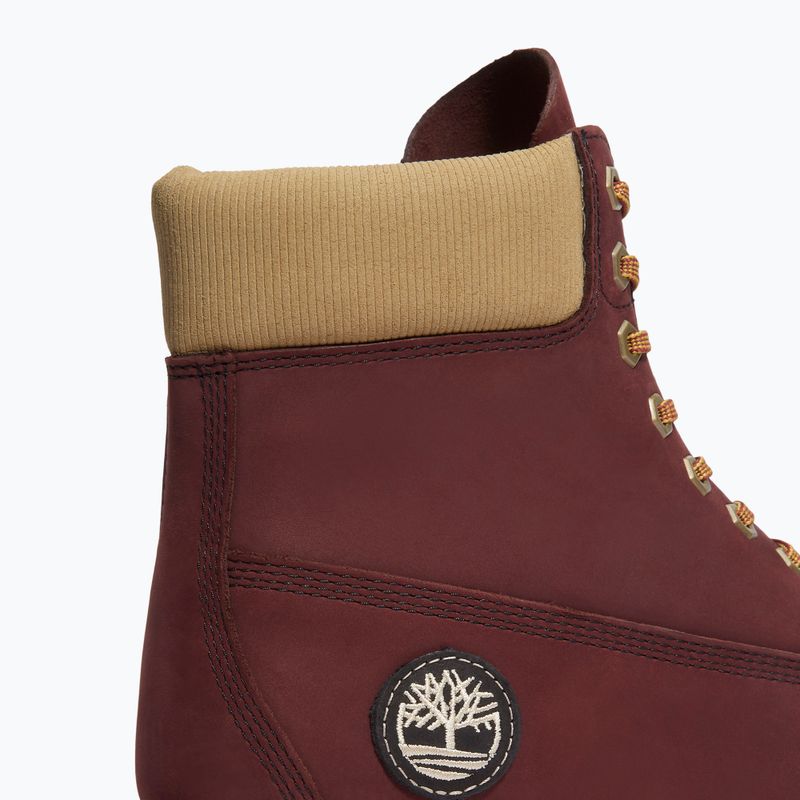 Pánské boty Timberland Premium 6 Inch Lace Up Waterproof burgundy olive 8