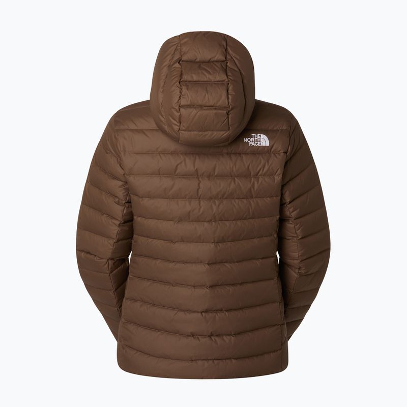 Dámská péřová bunda The North Face Down Hooded smokey brown 6