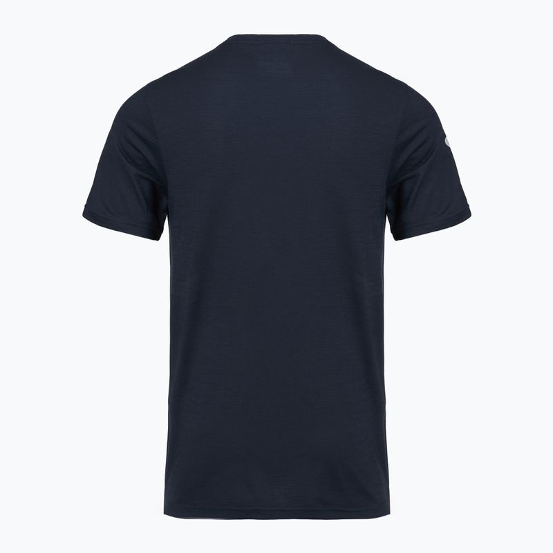 Pánské tričko Smartwool Peak Bagger Active SS Graphic Tee navy 2