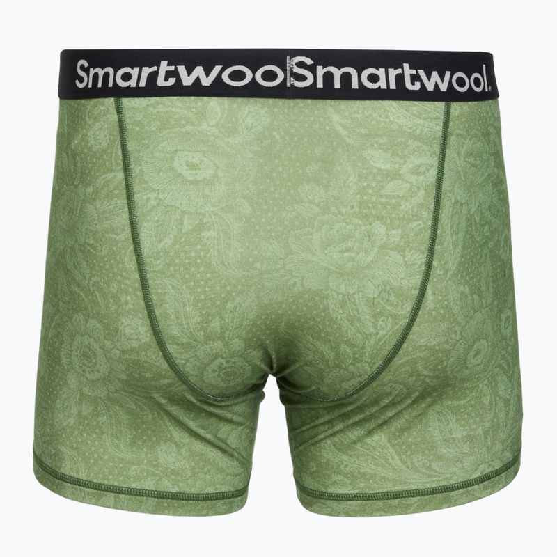 Pánské termo boxerky Smartwool Merino Print Boxer Brief Boxed frn rstc flrl 2