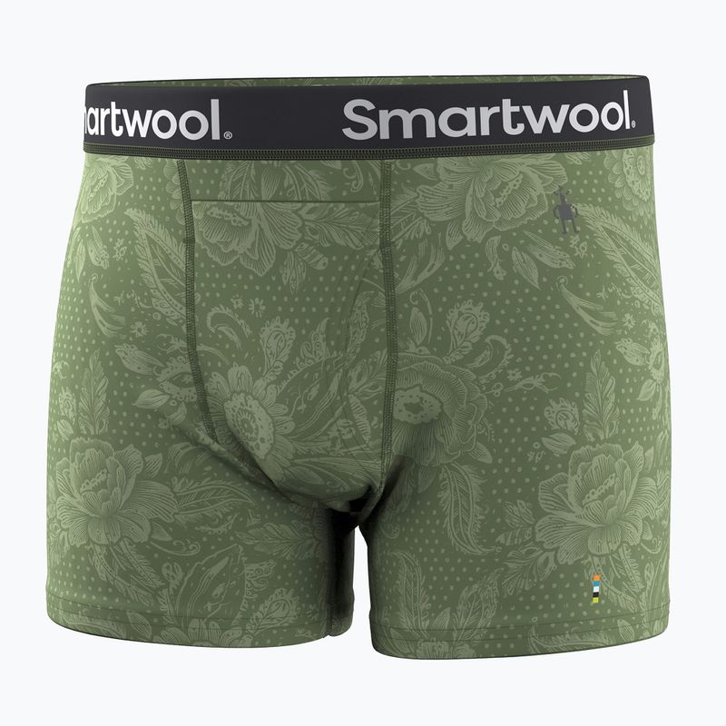 Pánské termo boxerky Smartwool Merino Print Boxer Brief Boxed frn rstc flrl 5