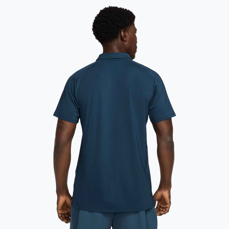 Pánské tenisové polo tričko Nike Court Dri-Fit Advantage armory navy / white / white 3