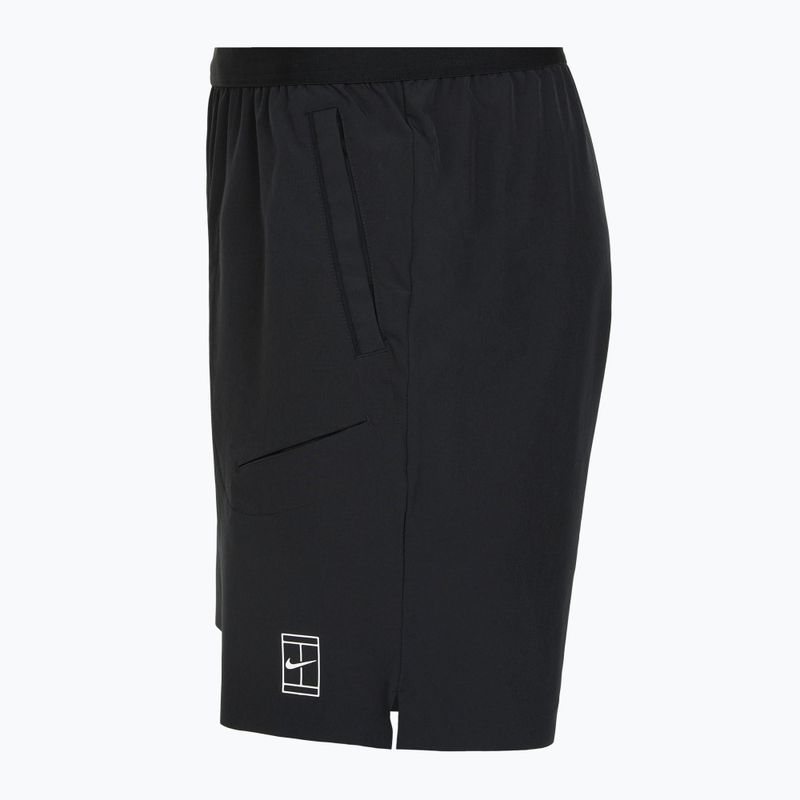 Pánské tenisové šortky Nike Court Dri-Fit Advantage 8" černé/bílé 10