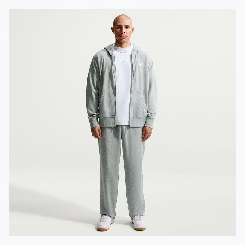 Pánské kalhoty Nike Club dark grey heather/light smoke grey/white 2