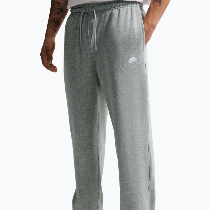Pánské kalhoty Nike Club dark grey heather/light smoke grey/white 5