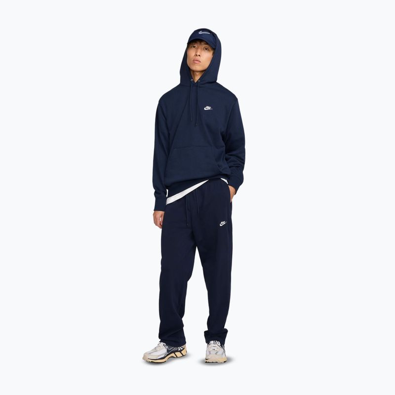 Pánské tepláky Nike Sportswear Club Knit Open-Hem obsidian/white 2