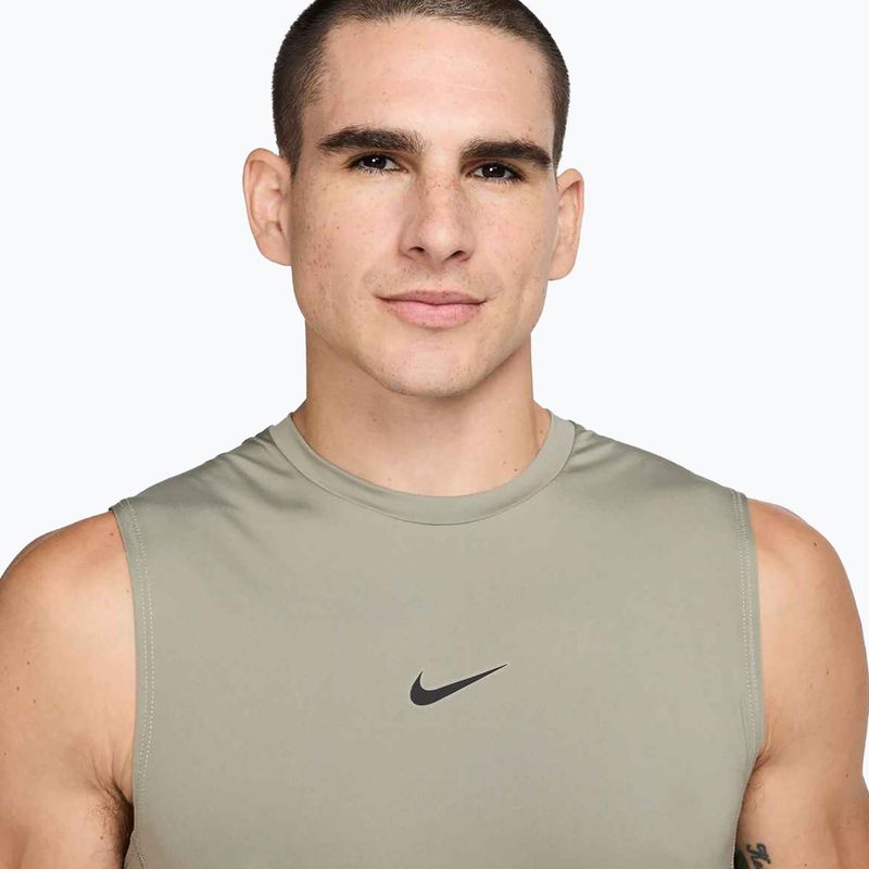 Pánské tenisové tričko Nike Pro Dri-Fit Sleeveless Top light army/black 4
