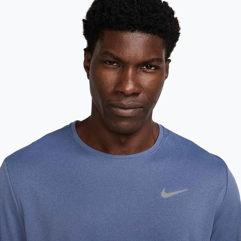 Pánské běžecké tričko Longsleeve Nike Miler Dri-Fit UV diffused blue 4