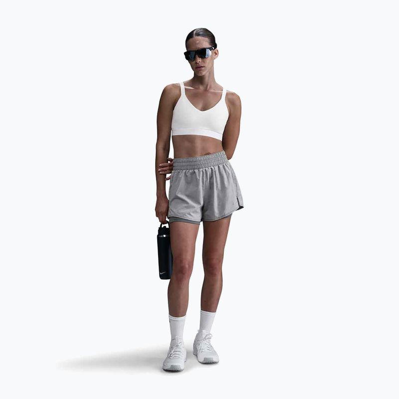 Dámské šortky Nike One Dri-Fit High-Waisted 3" 2In1 smoke grey/heather 2