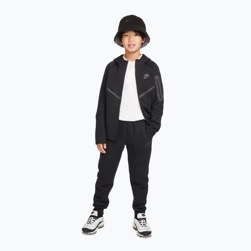 Dětská mikina Nike Sportswear Tech Fleece Full Zip black/black/black 2