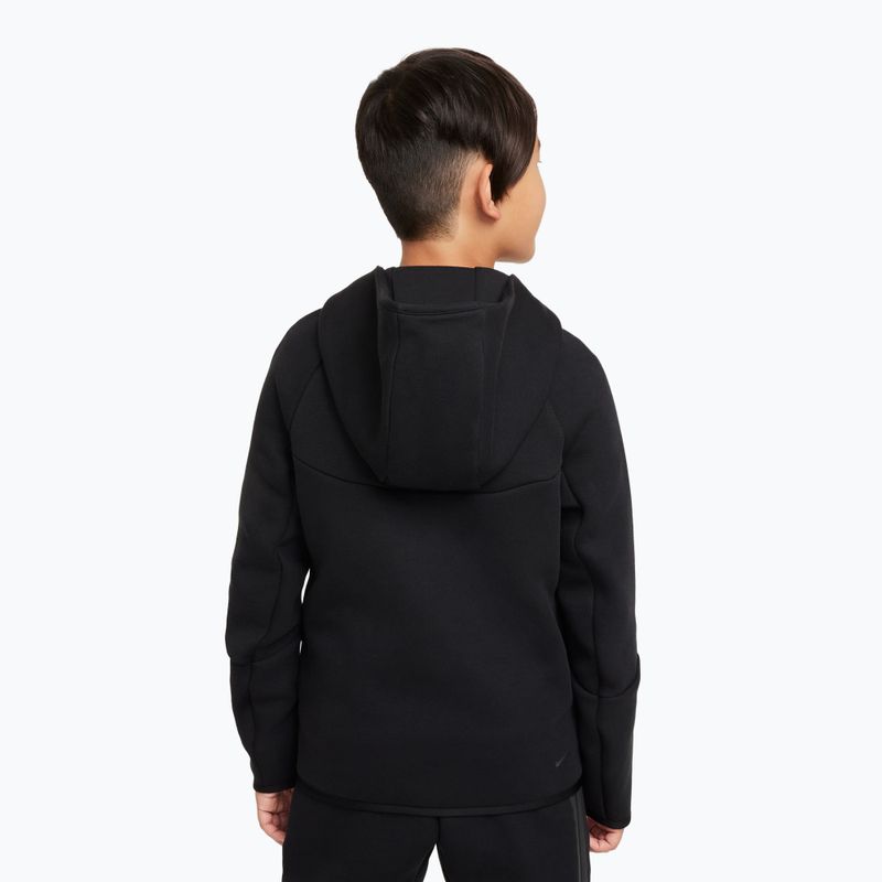 Dětská mikina Nike Sportswear Tech Fleece Full Zip black/black/black 3