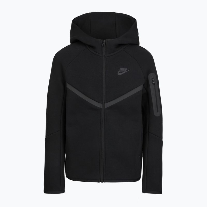 Dětská mikina Nike Sportswear Tech Fleece Full Zip black/black/black 7
