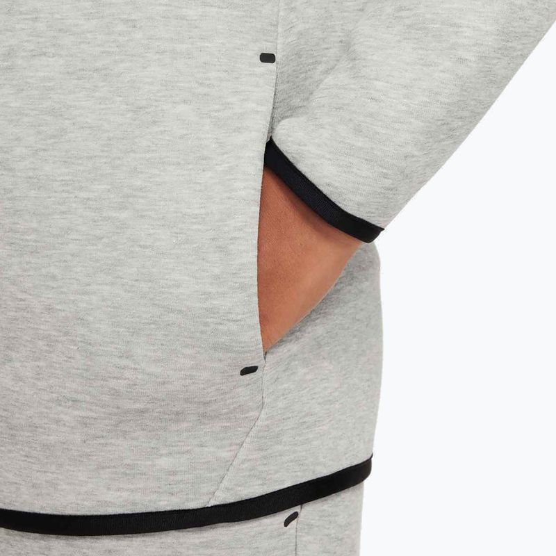 Dětská mikina Nike Sportswear Tech Fleece Full-Zip dark grey heather/black/black 7
