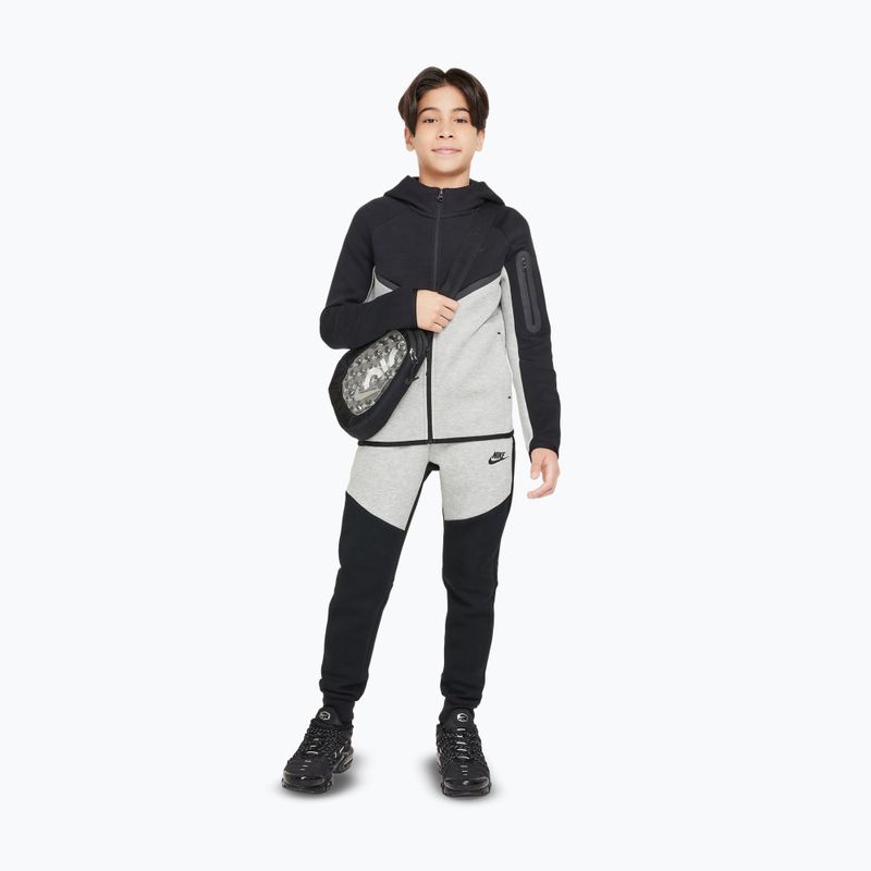 Dětská mikina Nike Sportswear Tech Fleece Full Zip dark grey heather/black/black/black 2