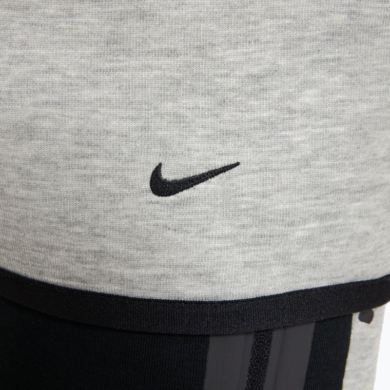 Dětská mikina Nike Sportswear Tech Fleece Full Zip dark grey heather/black/black/black 8