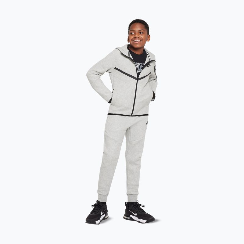 Dětská mikina Nike Sportswear Tech Fleece dark grey heather/black/black 2