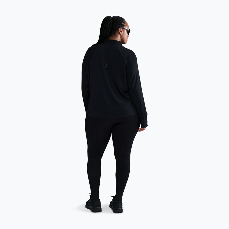 Dámské běžecké tričko Longsleeve Nike Swift Dri-FIT UV 1/4-Zip Plus Size black 2