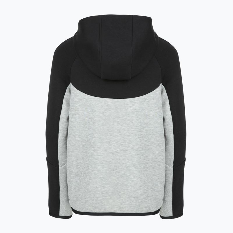 Dětská mikina Nike Sportswear Tech Fleece Full-Zip dark grey heather/black/black/black 7