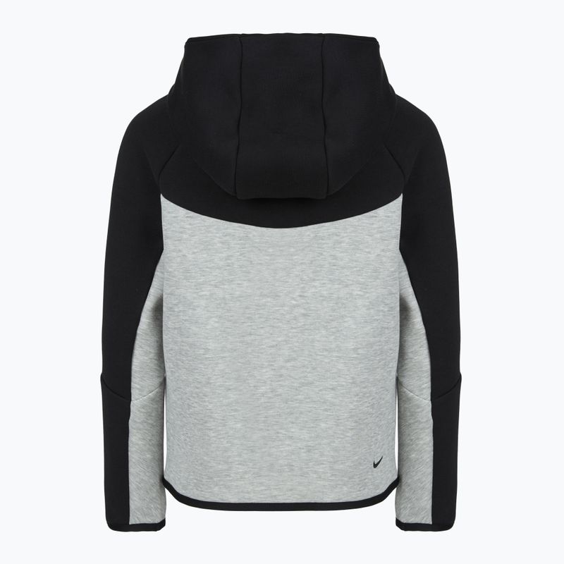 Dětská mikina Nike Sportswear Tech Fleece Full Zip dark grey heather/black/black/black 10