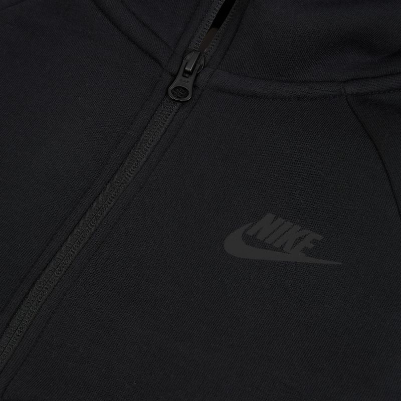 Dětská mikina Nike Sportswear Tech Fleece Full Zip dark grey heather/black/black/black 11