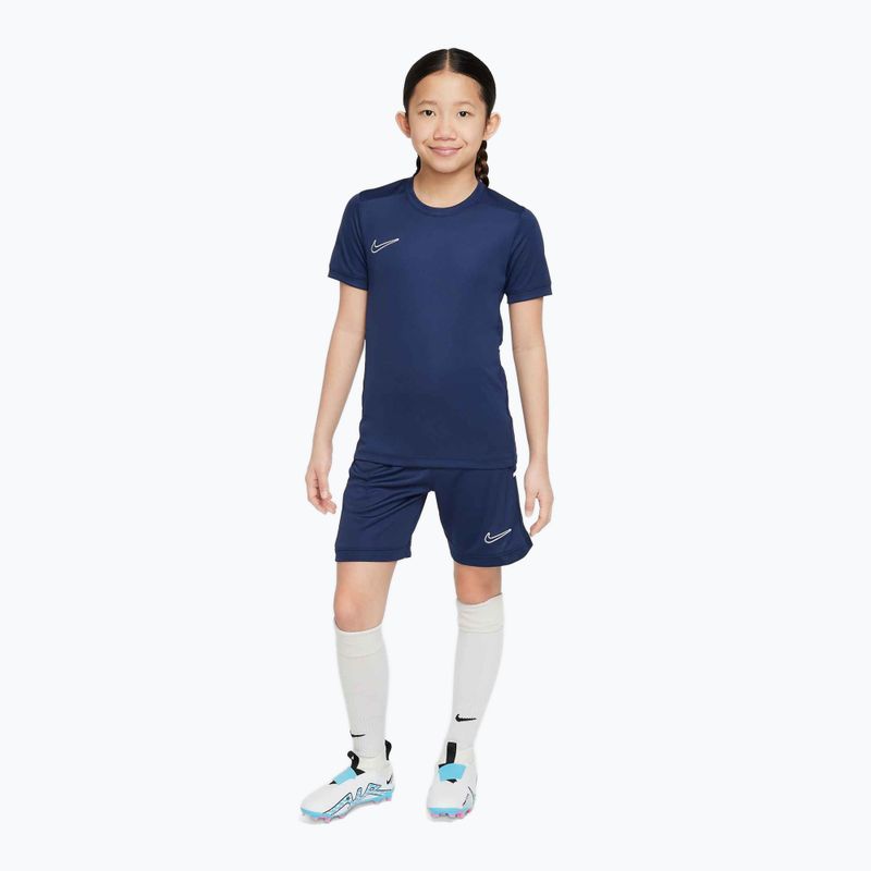 Dětské fotbalové tričko Nike Academy Dri-Fit Jr midnight navy/midnight navy/white/white 2