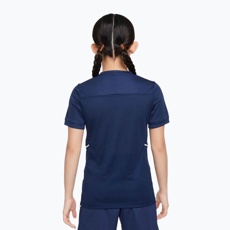 Dětské fotbalové tričko Nike Academy Dri-Fit Jr midnight navy/midnight navy/white/white 3