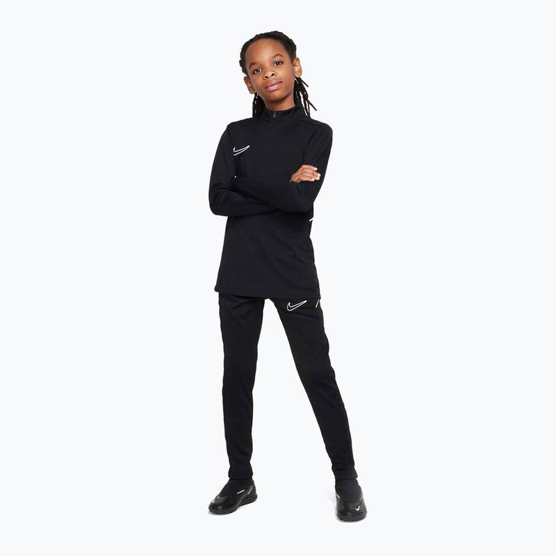 Dětské tréninkové kalhoty Nike Academy Dri-Fit Jr black/black/white 2