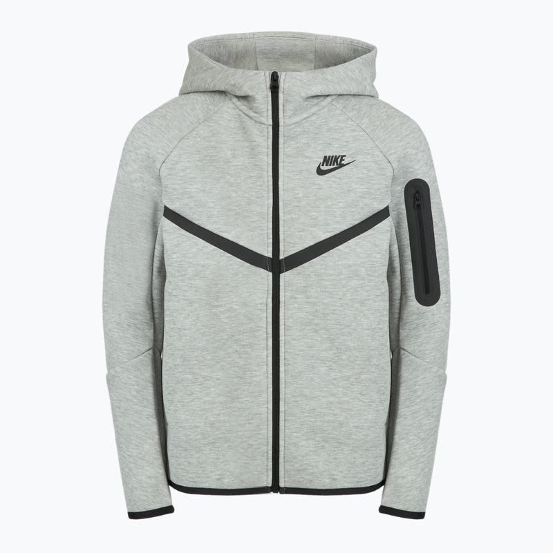 Dětská mikina Nike Sportswear Tech Fleece Full-Zip dark grey heather/black/black 9