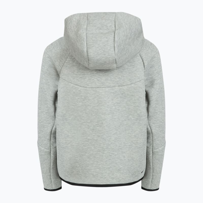 Dětská mikina Nike Sportswear Tech Fleece Full-Zip dark grey heather/black/black 10